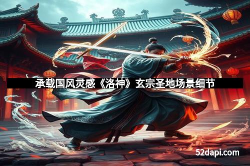 承载国风灵感《洛神》玄宗圣地场景细节